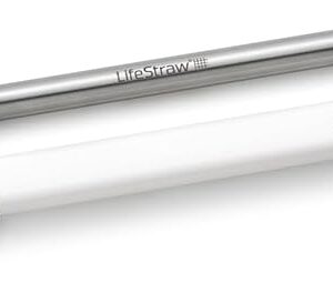 LifeStraw Sip – Reusable Stainless Steel Water Filter Drinking Straw