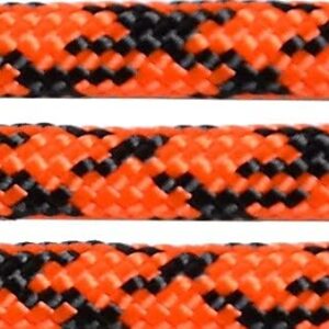 Type III Commercial 550 Paracord 100' Hank Made in USA Survival Cord Parachute Outdoor (Neon Orange Camo)