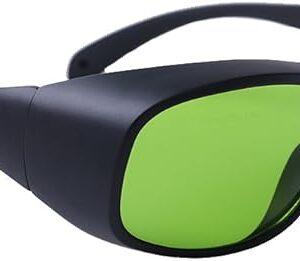 Laser Safety Glasses, Absorption Type of Laser Protective Glasses Diode, Nd:yag Laser Protection Glasses 808nm,908nm,980nm,1064nm Laser Light and Laser Engraver Cutter Safety Glasses.