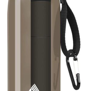 SurviMate 0.01μm Ultra-Filtration Filtered Water Bottle, Portable Water Filter Bottle with 4-Stage Filtration for Survival, Camping, Hiking, Backpacking, Drinking, Emergency