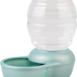 Petmate Replendish Automatic Gravity Waterer for Cats and Dogs, BPA-Free, No Batteries Required, Includes Charcoal Filter, 1 Gallon, Made in USA