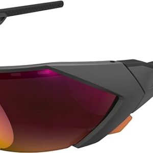 Mechanix Wear: Vision Type-E Safety Glasses with Advanced Anti Fog, Scratch Resistant, Black Half Framed Protective Eyewear, Lightweight, Adjustable Arms and Nose, For Outdoor Use (Fire Mirror Lens)