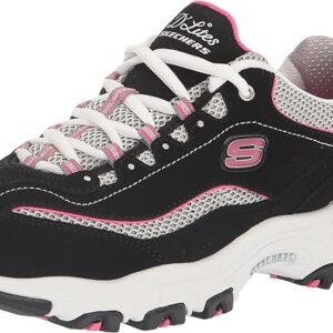 Skechers Women's D'Lites-Life Saver Memory Foam Lace-up Sneaker