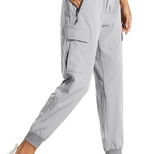 Libin Women's Cargo Joggers Lightweight Quick Dry Hiking Pants Athletic Workout Lounge Casual Outdoor