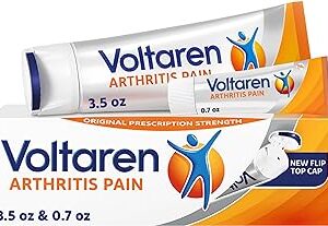 Voltaren Arthritis Pain Gel for Powerful Topical Arthritis Pain Relief - NEW Easy Open Cap - 100 g Tube And 20 g Travel Size Tube