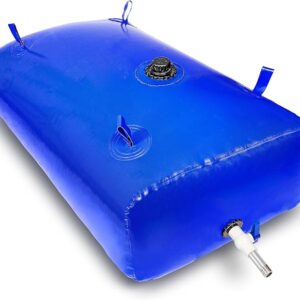 264Gal/1000L Portable Large Capacity Water Storage Bladder Containers, Foldable Water Bladder Tank, Camping Garden Drought Resistance Agricultural Irrigation Outdoor RV Emergency Water