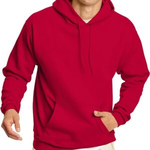 Hanes mens Ecosmart Hoodie, Midweight Fleece Sweatshirt, Pullover Hooded Sweatshirt for Men