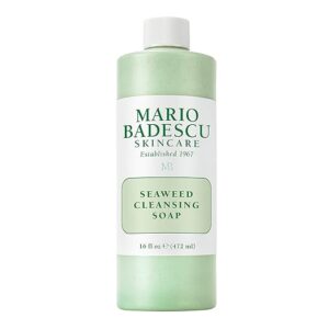 Mario Badescu Seaweed Cleansing Soap for All Skin Types |Creamy Cleanser that Gently Exfoliates |Formulated with Seaweed Grains & Bladderwrack Extract
