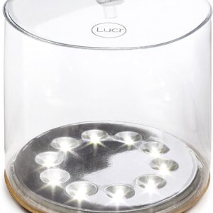MPOWERD Luci - The Original Inflatable Solar Light, Clear Finish