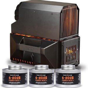 VESTA Self-Powered Camping Indoor/Outdoor Heater & Stove (Compact, Off-Grid, Emergency)