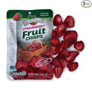 Brothers-ALL-Natural Fruit Crisps, Strawberry, 0.26 Ounce (Pack of 24)