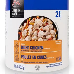 Mountain House Cooked Diced Chicken | Freeze Dried Survival & Emergency Food | #10 Can | Gluten-Free, 30235-Parent