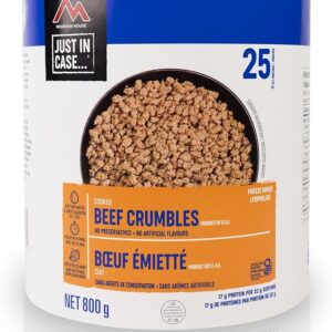 Mountain House Cooked Ground Beef | Freeze Dried Survival & Emergency Food | #10 Can | Gluten-Free