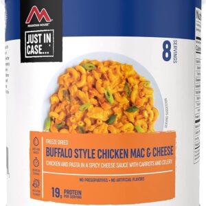 Mountain House Buffalo Style Chicken Mac & Cheese #10 Can | Freeze-Dried Survival & Emergency Food | 8 Servings