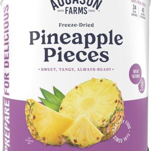 Augason Farms Freeze Dried Pineapple Chunks 12 oz