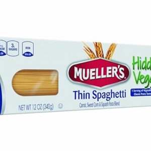 Mueller's Thin Spaghetti Hidden Veggie 12 Oz (Pack of 6)