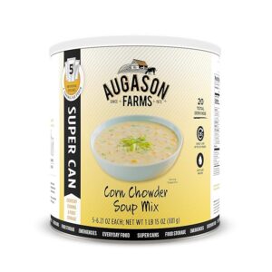 Augason Farms Corn Chowder Soup Mix 1 lb 15 oz No. 10 Super Can