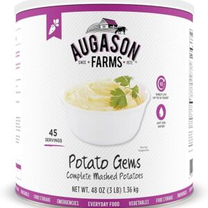 Augason Farms Potato Gems Complete Mashed Potatoes 3 lbs No. 10 Can