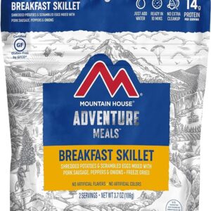Mountain House Breakfast Skillet | Freeze Dried Backpacking & Camping Food | 2 Servings | Gluten-Free