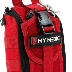 My Medic - TFAK Trauma First Aid Kit - Essential Life Saving Items, Red
