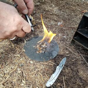 FireRope Tinder - The Ultimate Weatherproof Emergency Firestarting Material - Hiking Accessories for Camping, Backpacking and Survival (3), Black