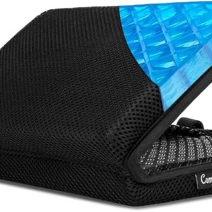 ComfiLife Ergo-Gel Travel Seat Cushion – Portable Airplane Seat Cushion – Gel Grid Design for Ultimate Seating Comfort – Foldable Cushion for Airplane Seats, Camping, Bleachers, Flights, Commute