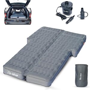 Unbeatable Durability SUV Air Mattress for Car Camping, Durable Extra Thick 300D Oxford Fabric, Quick Easy Set-Up w/Electric Pump, Car Bed Mattress, Car Mattress for SUV, Car Air Mattress