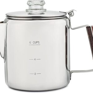 COLETTI Bozeman Coffee Percolator — America’s Favorite Percolator [6 cup]