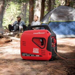 PowerSmart 2580W Gas-Powered Ultralight Portable Inverter Generator with CO Protect, USB Ports & Parallel Ready, CARB Compliant 2024 Version