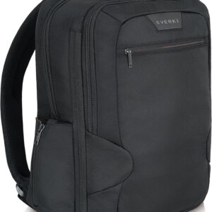 Everki Studio Expandable 15 Inch MacBook & Laptop Backpack for Men & Women, Travel Friendly Backpack, Professional Office Backpack for Men, Bookbag and Computer Backpack, Offers 26L Capacity - Black