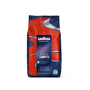 Lavazza Top Class Filtro Whole Bean Coffee Medium Roast 2.2LB Bag, 100% Natural Arabica, Milk chocolate and roasted hazelnut aromatic notes