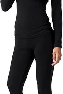 Thermajane Long Johns Thermal Underwear for Women Fleece Lined Base Layer Pajama Set Cold Weather