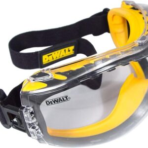 DEWALT DPG82-11 Concealer Clear Anti-Fog Dual Mold Safety Goggle, Clear Lens, 1 Pair