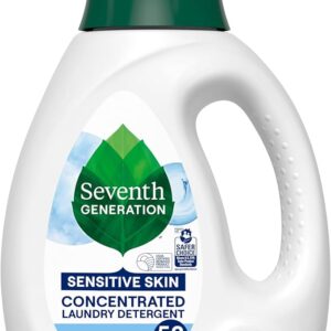 Seventh Generation Concentrated Laundry Detergent Liquid Free & Clear Fragrance Free 40 oz