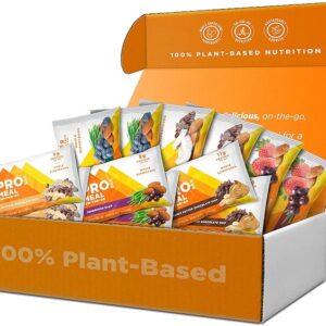 PROBAR – MEAL Bar Fan Favorites Variety Pack (6 Flavor), Natural Energy, Non-GMO, Gluten-Free, Plant-Based Whole-Food Ingredients (12 Count)